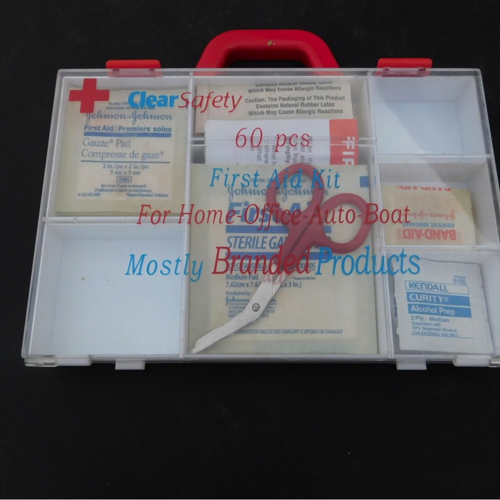 First Aid Kit Vintage Handle Box